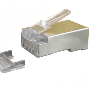 Conectores RJ45 Linkmade RJ6SM-10U / Cat6 FTP-STP / Metálicos / Pack x10 / Para Cable Multifilar