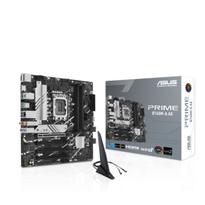 Placa Madre ASUS B760M-A AX LGA1700 mATX DDR5 con Wi-Fi 6 y PCIe 4.0