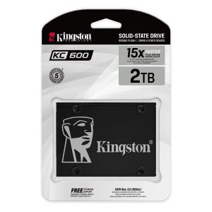 SSD Kingston KC600 2TB SATA III 2.5” Alto Rendimiento y Seguridad