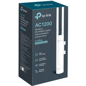 Punto de Acceso TP-Link AC1200 Wireless MU-MIMO Interior/Exterior IP65 | Omada Mesh | PoE